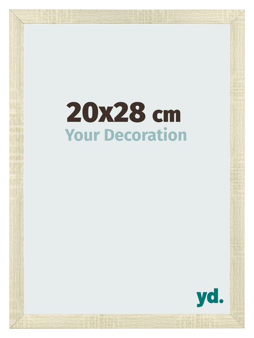 Photo Frame 20x28cm Sonoma Oak MDF Pisa Front Size | Yourdecoration.co.uk