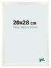 Photo Frame 20x28cm White Vintage MDF Pisa Front Size | Yourdecoration.co.uk