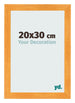 Photo Frame 20x30cm Orange MDF Pisa Front Size | Yourdecoration.co.uk