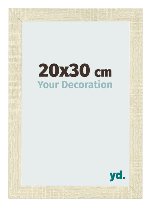 Photo Frame 20x30cm Sonoma Oak MDF Pisa Front Size | Yourdecoration.co.uk