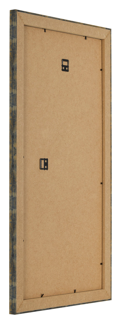 Photo Frame 20x40cm Blue Gold Melange MDF Pisa Back Oblique | Yourdecoration.co.uk