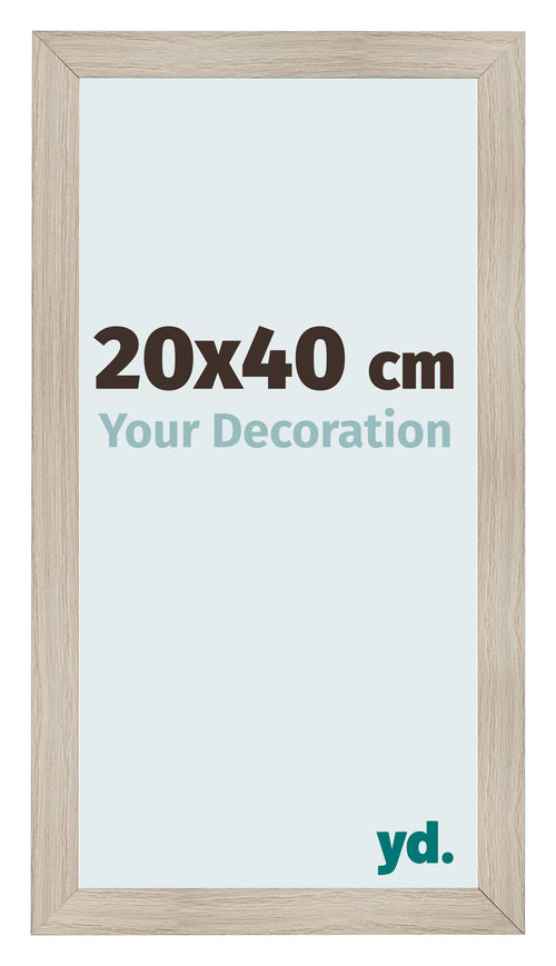 Photo Frame 20x40cm Oak Rustic MDF Pisa Front Size | Yourdecoration.co.uk