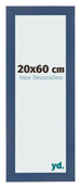 Photo Frame 20x60cm Dark Blue Swept MDF Pisa Front Size | Yourdecoration.co.uk