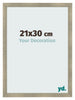 Photo Frame 21x30cm Gold Vintage MDF Pisa Front Size | Yourdecoration.co.uk