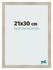 Photo Frame 21x30cm Oak Rustic MDF Pisa Front Size | Yourdecoration.co.uk