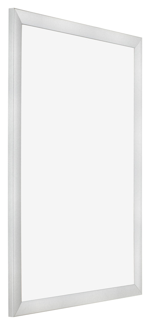 Photo Frame 21x30cm Silver Black Swept MDF Pisa Front Oblique | Yourdecoration.co.uk
