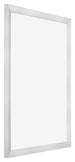 Photo Frame 21x30cm Silver Black Swept MDF Pisa Front Oblique | Yourdecoration.co.uk