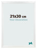 Photo Frame 21x30cm White Vintage MDF Pisa Front Size | Yourdecoration.co.uk