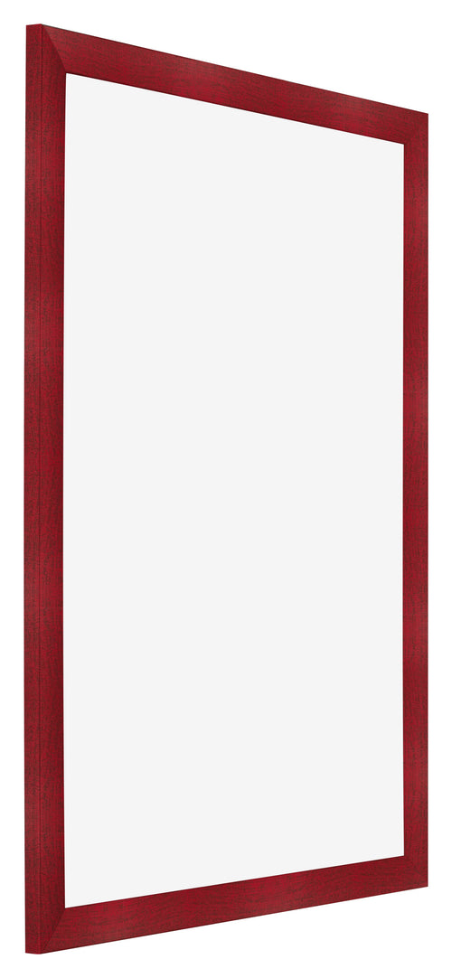 Photo Frame 21x30cm Wine Red Swept MDF Pisa Front Oblique | Yourdecoration.co.uk