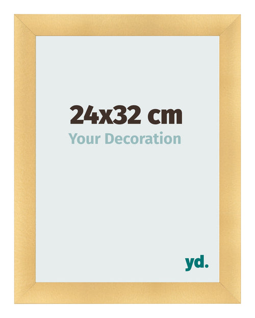 Photo Frame 24x32cm Gold Vintage MDF Pisa Front Size | Yourdecoration.co.uk