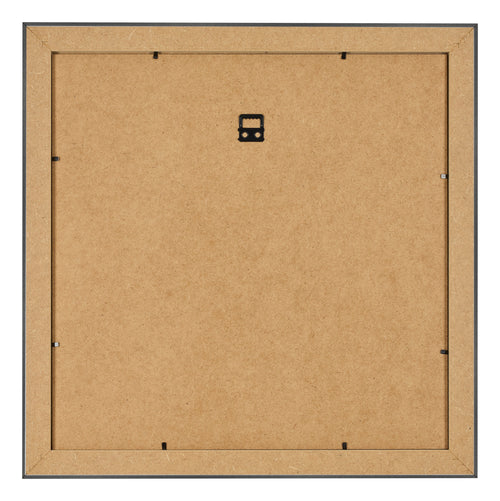 Photo Frame 25x25cm Black Silver Polished MDF Pisa Back | Yourdecoration.co.uk