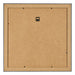Photo Frame 25x25cm Black Silver Polished MDF Pisa Back | Yourdecoration.co.uk