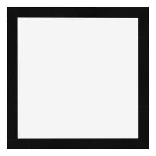 Photo Frame 25x25cm Black Silver Polished MDF Pisa Front | Yourdecoration.co.uk