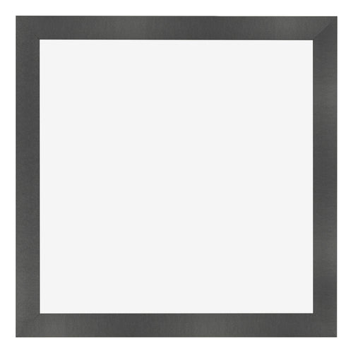 Photo Frame 25x25cm Black Silver Polished MDF Pisa Front | Yourdecoration.co.uk