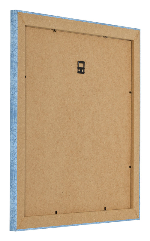 Photo Frame 25x25cm Clear Blue Swept MDF Pisa Back Oblique | Yourdecoration.co.uk