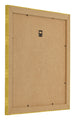 Photo Frame 25x25cm Gold Vintage MDF Pisa Back Oblique | Yourdecoration.co.uk