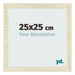 Photo Frame 25x25cm Sonoma Oak MDF Pisa Front Size | Yourdecoration.co.uk