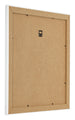 Photo Frame 25x25cm White Vintage MDF Pisa Back Oblique | Yourdecoration.co.uk