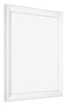 Photo Frame 25x25cm White Vintage MDF Pisa Front Oblique | Yourdecoration.co.uk