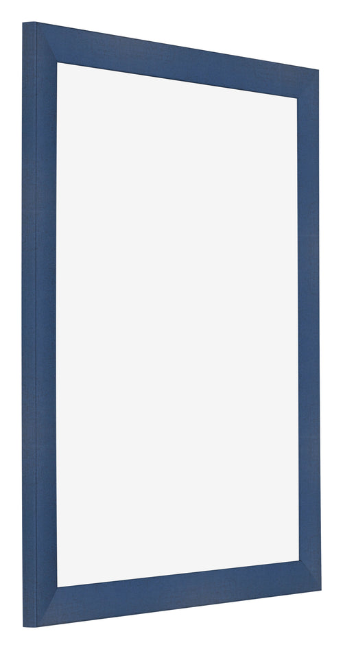 Photo Frame 28x35cm Dark Blue Swept MDF Pisa Front Oblique | Yourdecoration.co.uk