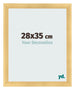 Photo Frame 28x35cm Gold Vintage MDF Pisa Front Size | Yourdecoration.co.uk