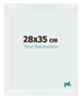 Photo Frame 28x35cm White Vintage MDF Pisa Front Size | Yourdecoration.co.uk