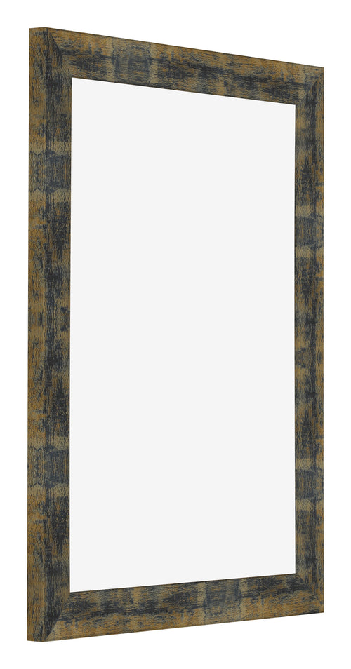 Photo Frame 30x40cm Blue Gold Melange MDF Pisa Front Oblique | Yourdecoration.co.uk