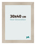 Photo Frame 30x40cm Oak Rustic MDF Pisa Front Size | Yourdecoration.co.uk