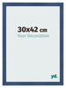 Photo Frame 30x42cm Dark Blue Swept MDF Pisa Front Size | Yourdecoration.co.uk