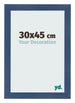 Photo Frame 30x45cm Dark Blue Swept MDF Pisa Front Size | Yourdecoration.co.uk