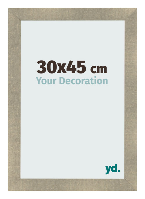Photo Frame 30x45cm Gold Vintage MDF Pisa Front Size | Yourdecoration.co.uk