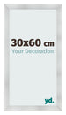 Photo Frame 30x60cm Aluminum Brushed MDF Pisa Front Size | Yourdecoration.co.uk