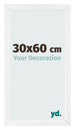 Photo Frame 30x60cm White Vintage MDF Pisa Front Size | Yourdecoration.co.uk