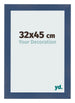Photo Frame 32x45cm Dark Blue Swept MDF Pisa Front Size | Yourdecoration.co.uk
