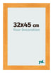 Photo Frame 32x45cm Orange MDF Pisa Front Size | Yourdecoration.co.uk