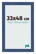 Photo Frame 33x48cm Dark Blue Swept MDF Pisa Front Size | Yourdecoration.co.uk