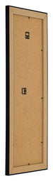 Photo Frame 33x98cm Black Silver Polished MDF Pisa Back Oblique | Yourdecoration.co.uk