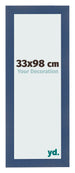 Photo Frame 33x98cm Dark Blue Swept MDF Pisa Front Size | Yourdecoration.co.uk
