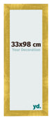 Photo Frame 33x98cm Gold Vintage MDF Pisa Front Size | Yourdecoration.co.uk