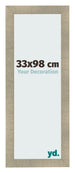 Photo Frame 33x98cm Gold Vintage MDF Pisa Front Size | Yourdecoration.co.uk