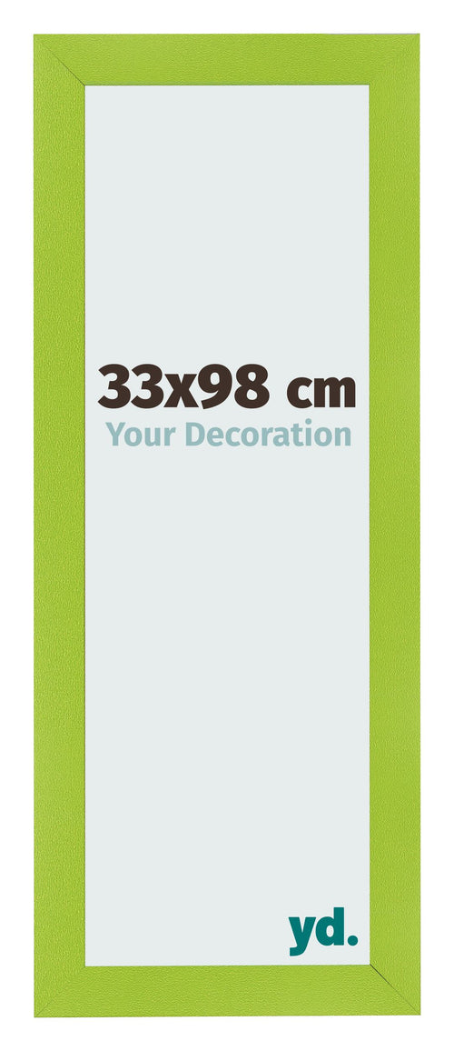 Photo Frame 33x98cm Green MDF Pisa Front Size | Yourdecoration.co.uk