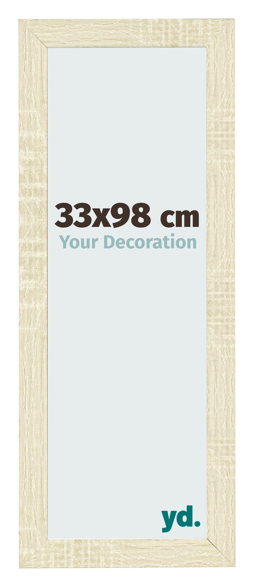 Photo Frame 33x98cm Sonoma Oak MDF Pisa Front Size | Yourdecoration.co.uk