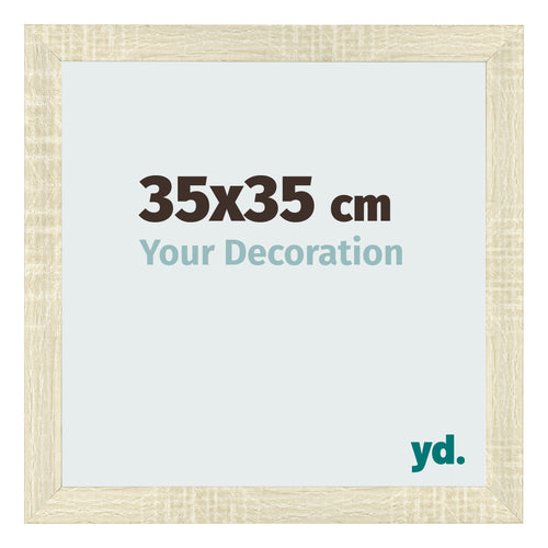 Photo Frame 35x35cm Sonoma Oak MDF Pisa Front Size | Yourdecoration.co.uk