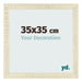 Photo Frame 35x35cm Sonoma Oak MDF Pisa Front Size | Yourdecoration.co.uk