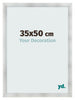 Photo Frame 35x50cm Aluminum Brushed MDF Pisa Front Size | Yourdecoration.co.uk