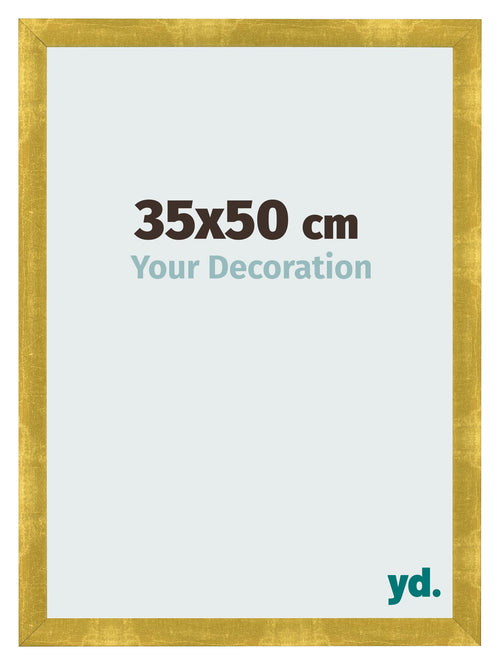 Photo Frame 35x50cm Gold Vintage MDF Pisa Front Size | Yourdecoration.co.uk