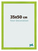 Photo Frame 35x50cm Green MDF Pisa Front Size | Yourdecoration.co.uk