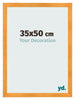 Photo Frame 35x50cm Orange MDF Pisa Front Size | Yourdecoration.co.uk