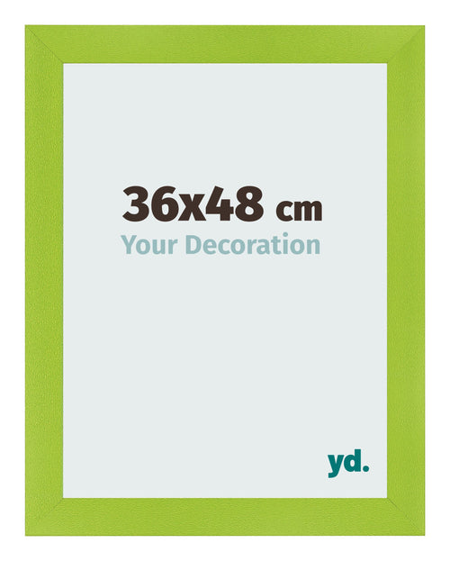 Photo Frame 36x48cm Green MDF Pisa Front Size | Yourdecoration.co.uk