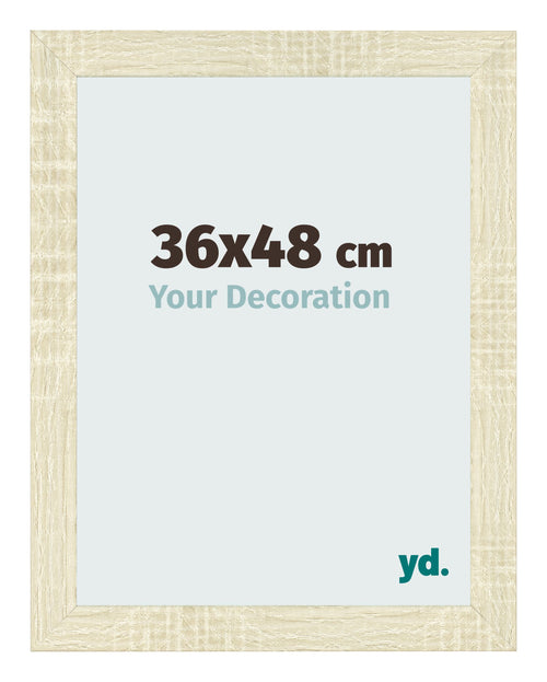 Photo Frame 36x48cm Sonoma Oak MDF Pisa Front Size | Yourdecoration.co.uk